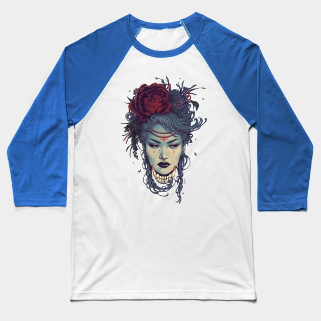 Fox Witch 2 Baseball T-Shirt by Dimary